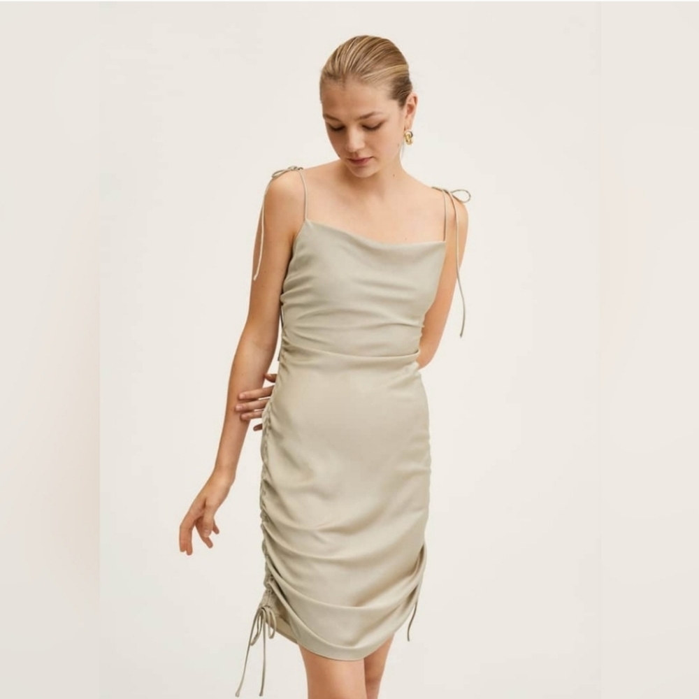 MANGO Slip Dress